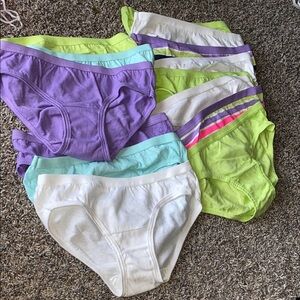 Girls Colorful Underwear Set - 14 Pairs